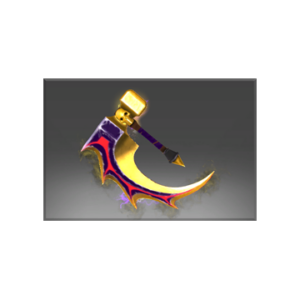 Inscribed Golden Offhand Basher of Mage Skulls